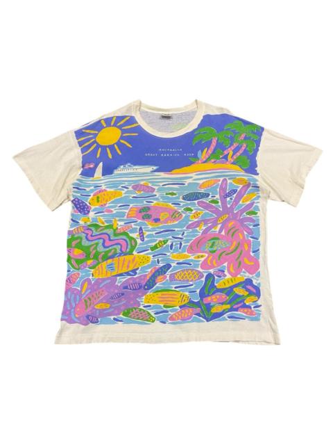 Other Designers Vintage 1991 Ken Done Great Barrier Reef T-Shirt Down Under