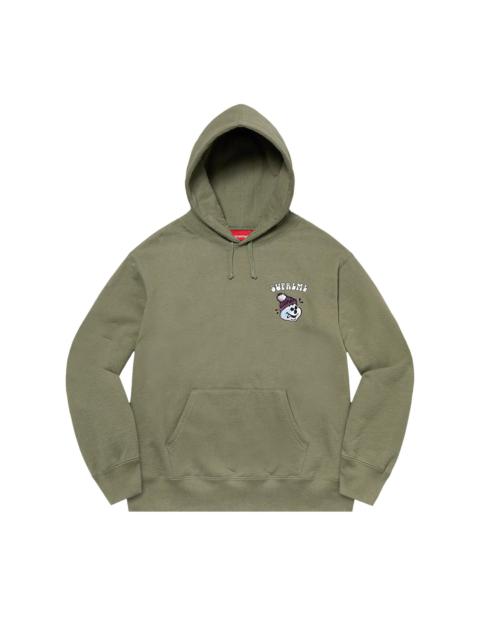 Supreme Supreme Snowman Hooded Sweatshirt 'Light Olive'