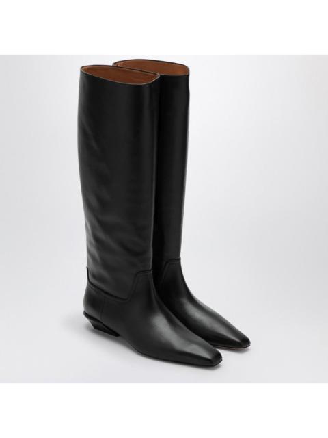 Paris Texas Bettina black leather boot