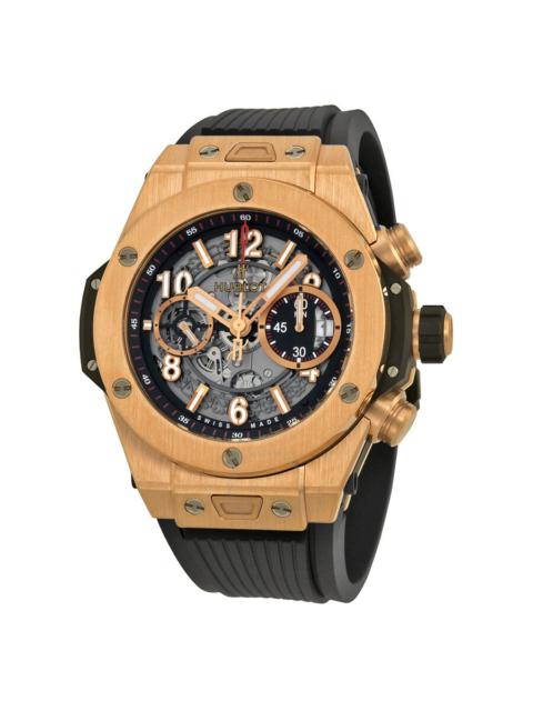 Hublot Hublot Big Bang Skeleton Dial 18kt Rose Gold Men's Watch 411OX1180RX