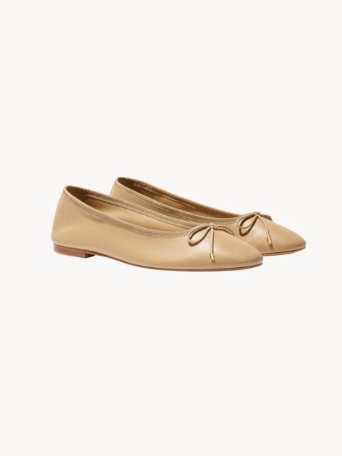 NILI LOTAN LEATHER BALLET FLAT