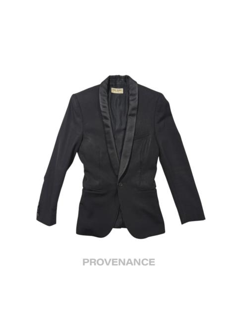 Saint Laurent Paris SLP Destroyed Tuxedo Dinner Jacket 44