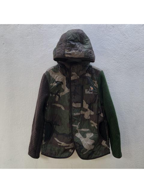 Other Designers Go caravan slow knitwear sleeve military jacket