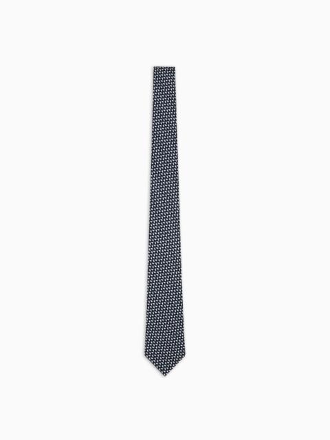GIORGIO ARMANI PRINTED SILK TIE