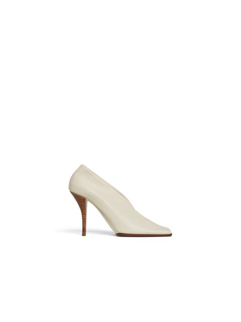 Alaïa SOFT SQUARE PUMPS IN LEATHER