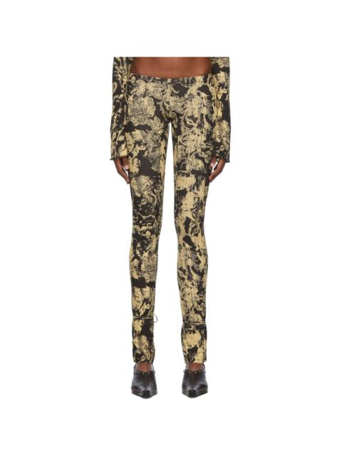 KNWLS Black Perse Trousers