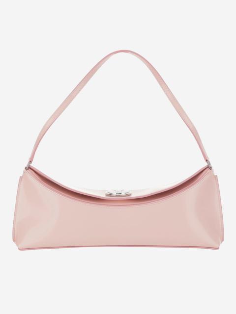 JACQUEMUS Jacquemus Ovalo Leather Clutch Bag