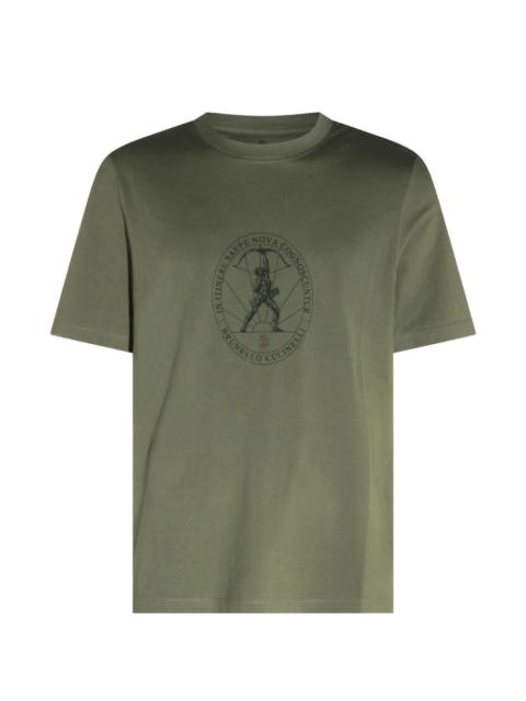 Brunello Cucinelli Brunello Cucinelli Men Logo Cotton T-Shirt