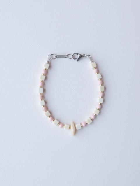 Other Designers Tophus Natural Stone Pink Handmade Beaded Bracelet