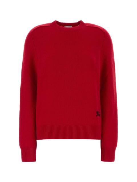 Burberry Burberry Women Red Stretch Cashmere Blend Sweater