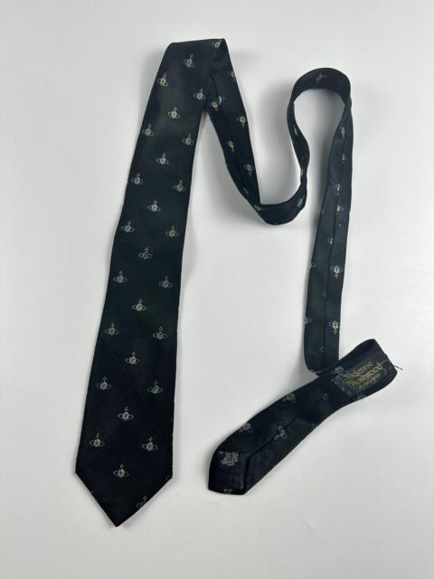 VIVIENNE WESTWOOD ORBIT LOGO TIE