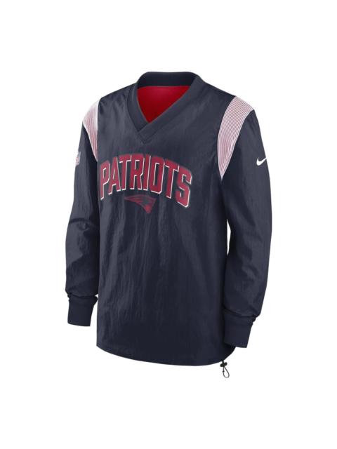 Nike Nike Athletic Stack NFL New England Patriots Pullover Jackets 'Navy Red' NS34069K8K-5RL