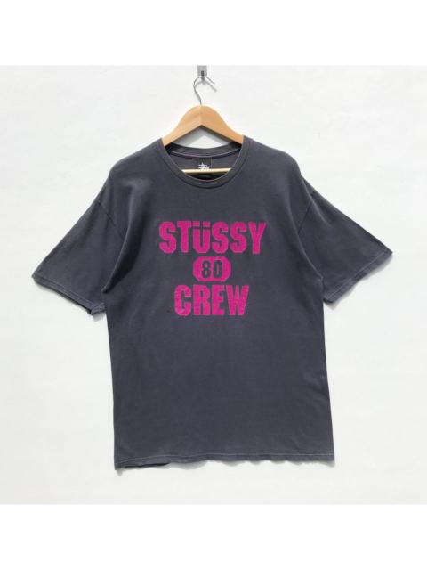 Stüssy Vintage Stussy 80 Crew Tee Stussy Streetwear SunFaded
