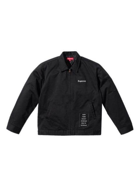 Supreme Supreme x The Crow Work Jacket 'Black White' SUP-FW21-178