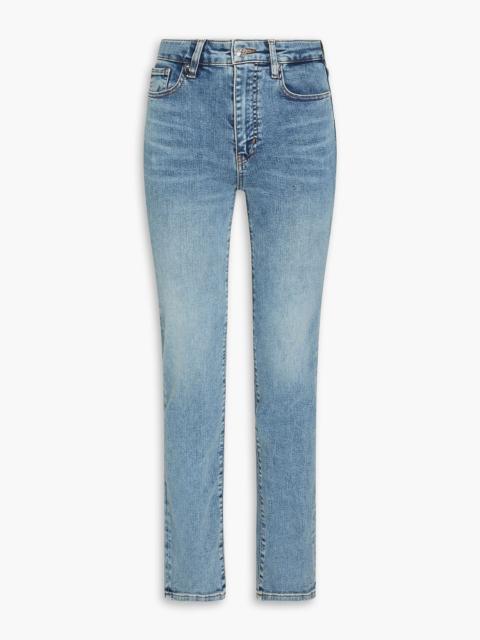FRAME The Pencil high-rise slim-leg jeans