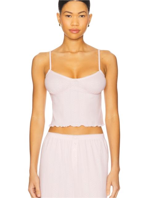 For Love & Lemons Elliana Sleep Top