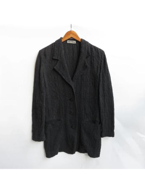 ISSEY MIYAKE Issey Miyake Creased Effect Wrinkle Blazer