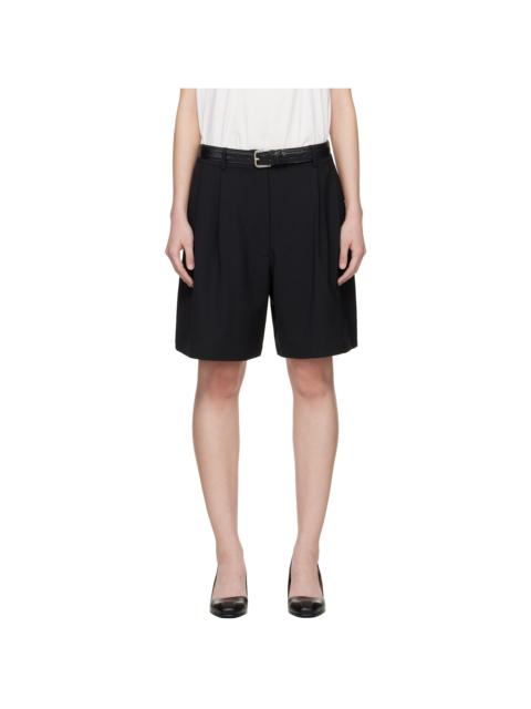 CORDERA Black Tailored Bermuda Shorts