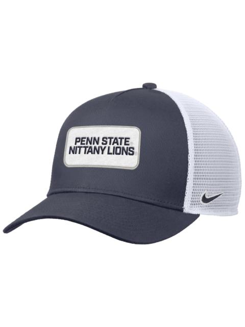 Nike Nike Youth Penn State Nittany Lions Navy Rise Twill Patch Trucker Hat
