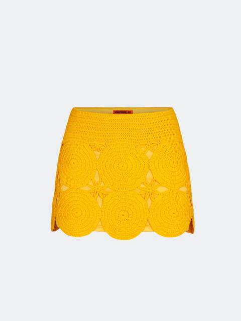 SIMONMILLER Beep Beep Mini Skirt in Sherbet