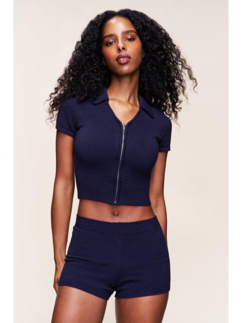 GUIZIO CALESIA ZIP UP TOP