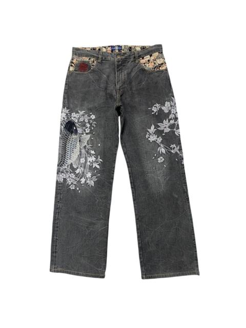 Other Designers Japanese Brand - Vintage BUDEN Denim Fishkoi Embroidery Jeans