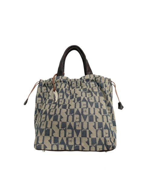 Other Designers Furla Monogram Denim Shoulder Bag