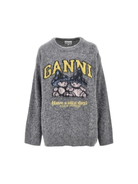 GANNI Ganni Women 'Mushroom Teddy' Alpaca-Blend Sweater