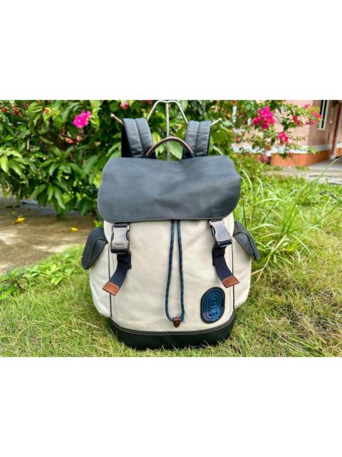 COACH Authentic Coach Rivington Patch Leather Backpack