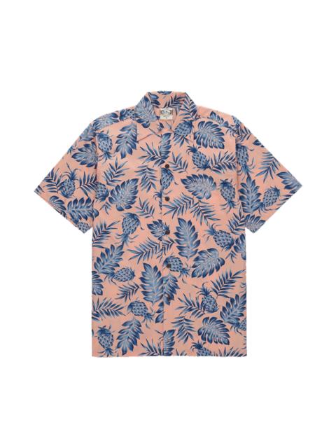 FORTELA Fortela Pineapple Print Shirt in Coral at Nordstrom