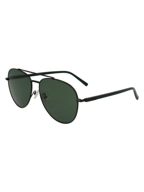 FERRAGAMO Ferragamo Green Pilot Men's Sunglasses SF316S 002 61