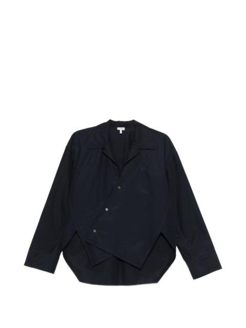 Loewe Loewe Women Cotton Asymmetric Shirt