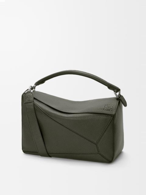 Loewe Large Puzzle bag in supple grained calfskin