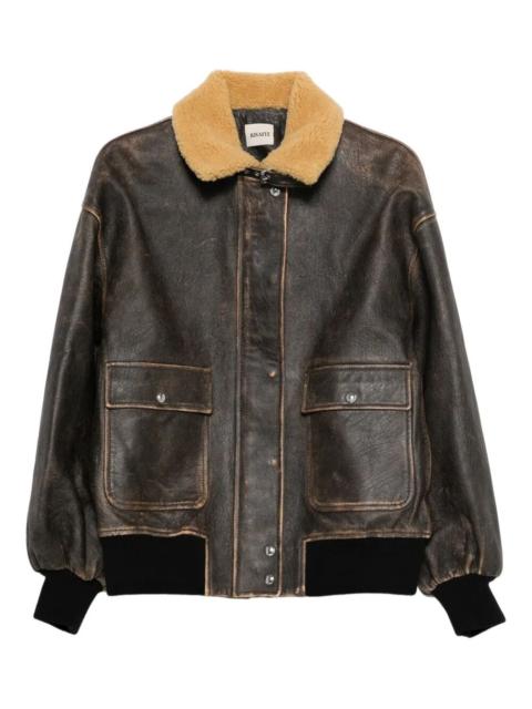 KHAITE "Sandor" Leather Jacket