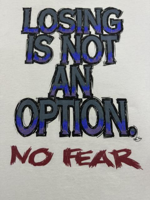 Other Designers Vintage No Fear Losing Is Not An Option Single Stitch 1994