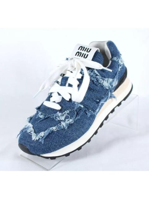Miu Miu Miu Miu × New Balance - Miu Miu x New Balance Denim 574 Sneakers