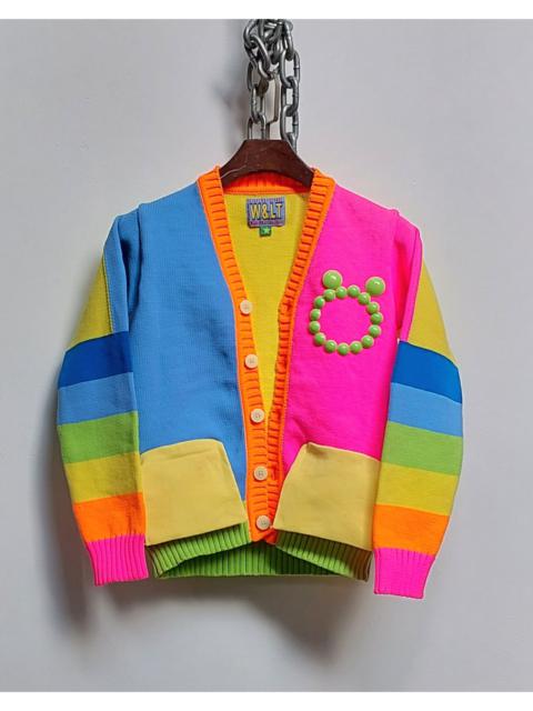 Walter Van Beirendonck 1997 Rainbow Cardigan - Runway piece