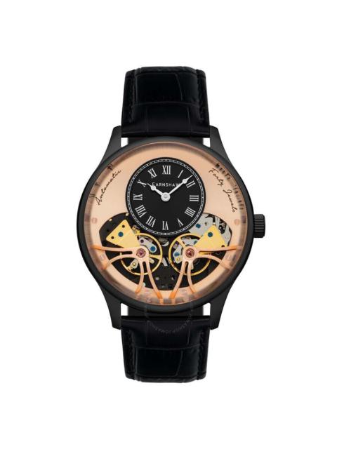 Other Designers Thomas Earnshaw Scientists Faraday Double Barrel Automatic Black Dial Men's Watch ES-8179-0D