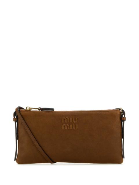 Miu Miu Women Biscuit Leather Crossbody Bag