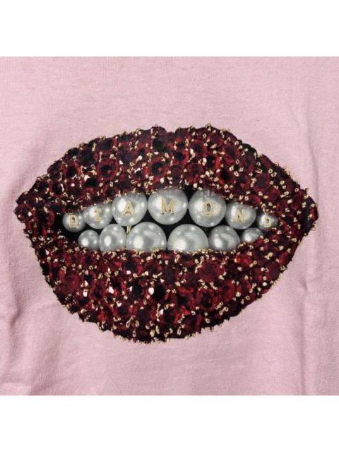 Other Designers Diamond Supply Co. Men's Pink and Red T-shirt