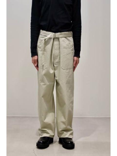 AURALEE Auralee Straight Leg Belt Pants