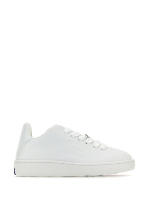 Burberry Burberry Women White Leather Sneakers