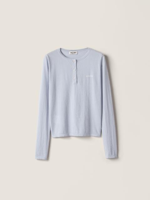 Miu Miu Cashmere Henley sweater
