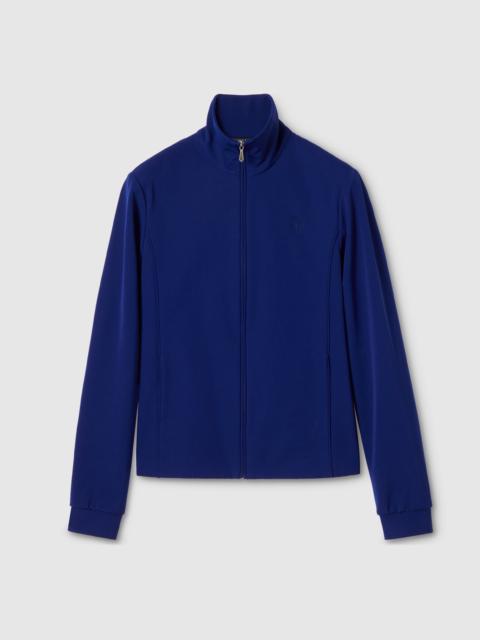 GUCCI Stretch nylon gabardine zip jacket