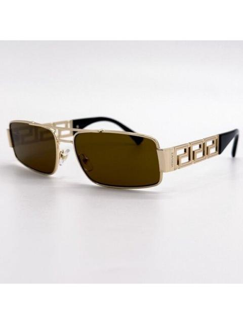 VERSACE NEW VERSACE SUNGLASSES VE2257 1002/73 GOLD UNISEX EYEWEAR VE