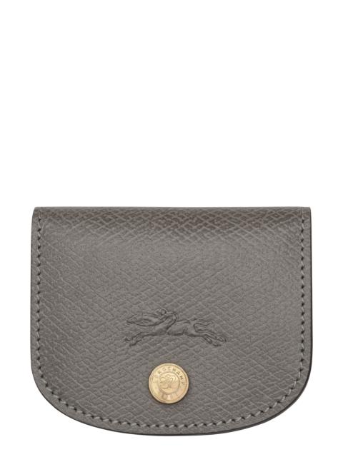 Longchamp Longchamp Épure Leather Card Case in Turtledove at Nordstrom