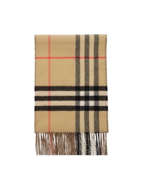 Burberry Contrast Check cashmere scarf