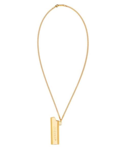 Ambush Man Gold Metal Lighter Case Necklace