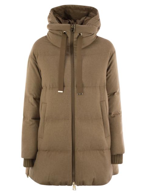 Herno Women Silk And Cashmere Down Jacket