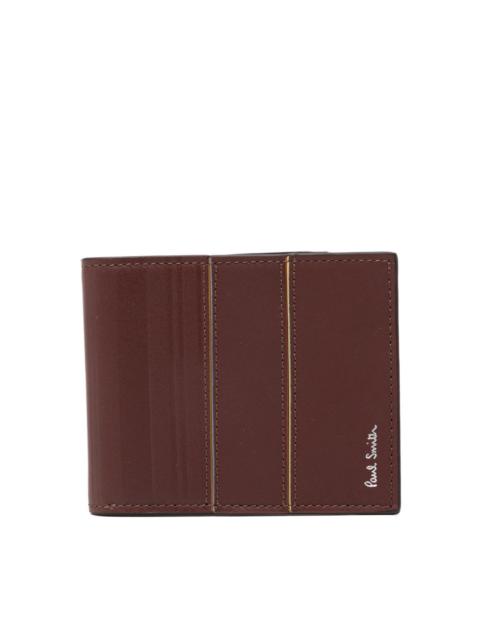Paul Smith STRIPED LEATHER WALLET